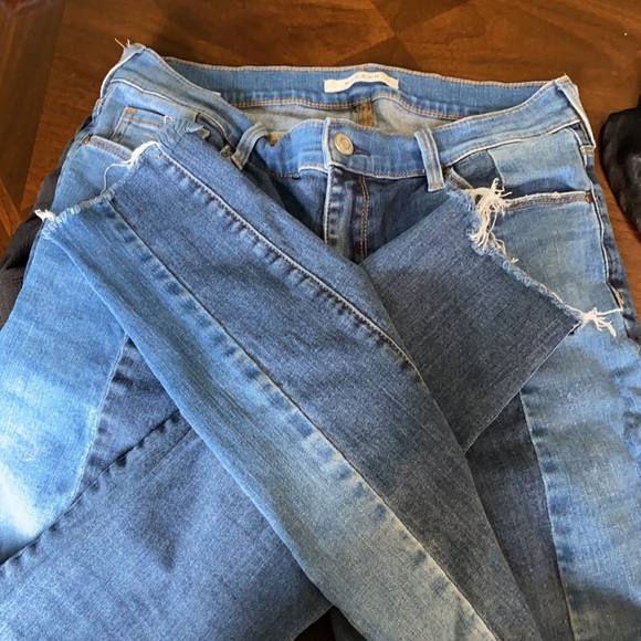 Pacsun high rise jeggings size US28 (two shades of blue jeans) - Picture 8 of 9